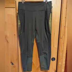 REI Co-op Screeline Hiking Tights w/Pockets 29" Olive Green Sz XL
